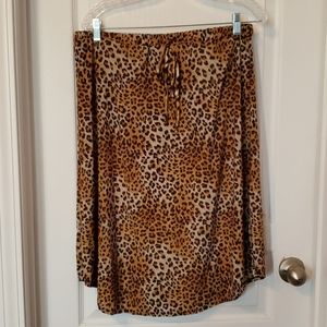 New leopard print skirt